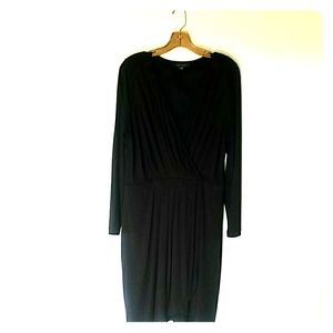 Black Karen Kane Wrap Style Dress